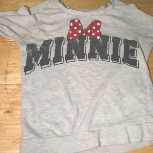 Minnie mouse long sleeve thick shirt